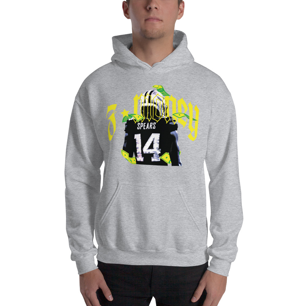 "Z Money" by Zakhari Spears Hoodie, Dark Logo