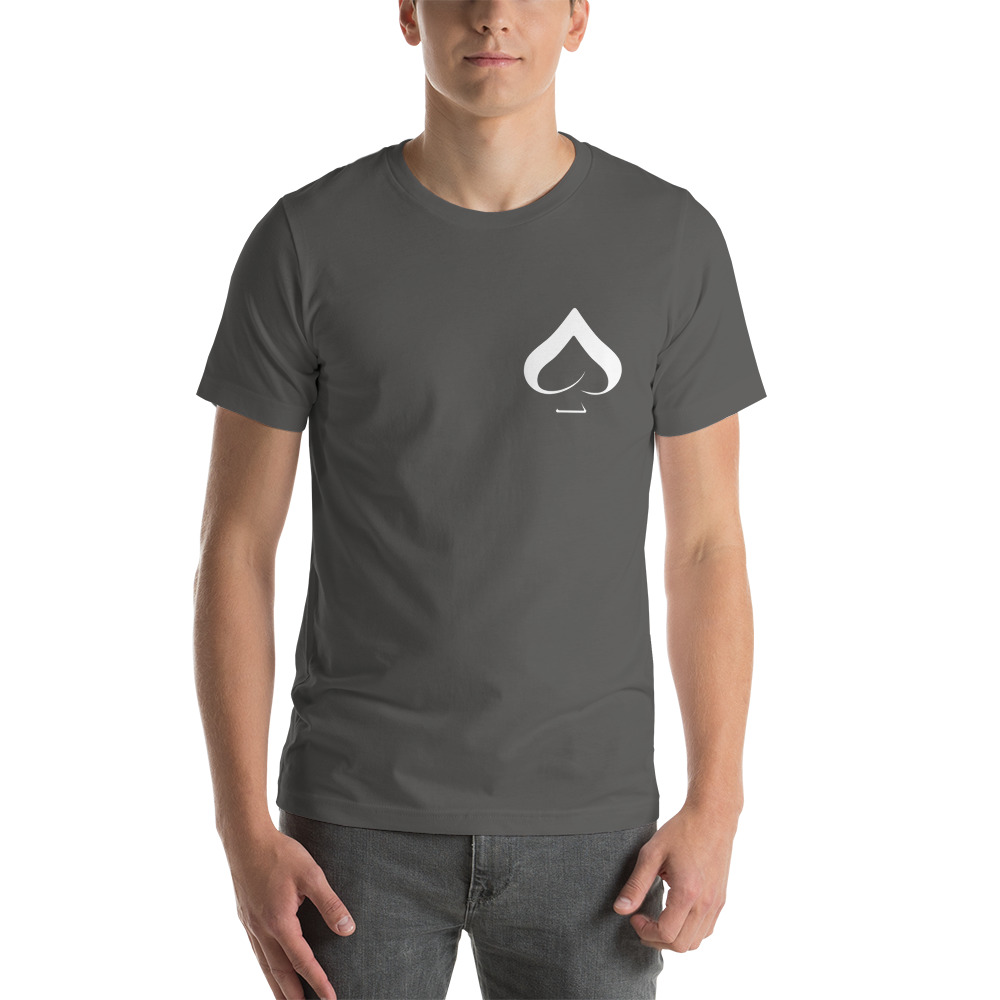 "Ace" by Nathan Acevedo Shirt, White Logo
