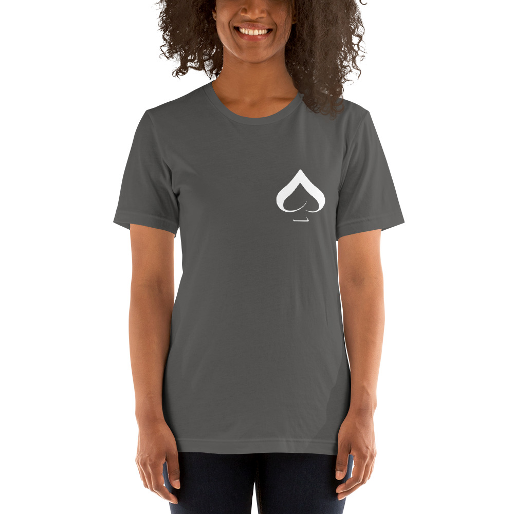 "Ace" by Nathan Acevedo Shirt, White Logo