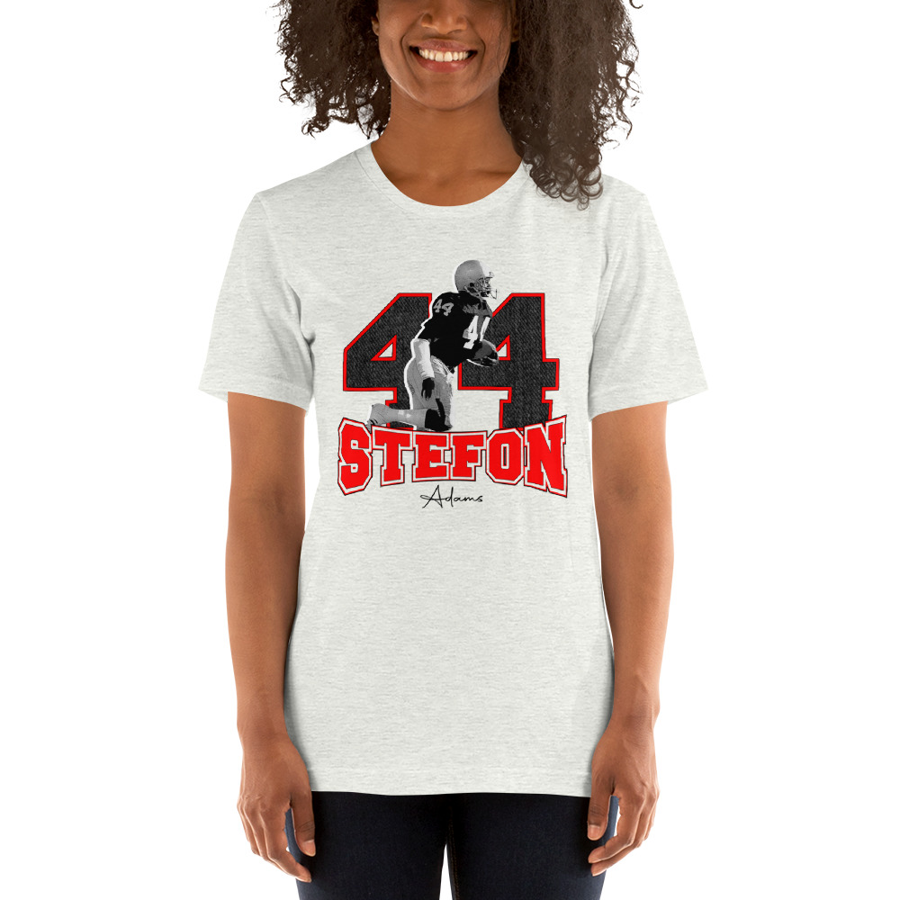 "44" by Stefon Adams Shirt, Black Logo on MILLIONS "44" by Stefon Adams Shirt, Black Logo