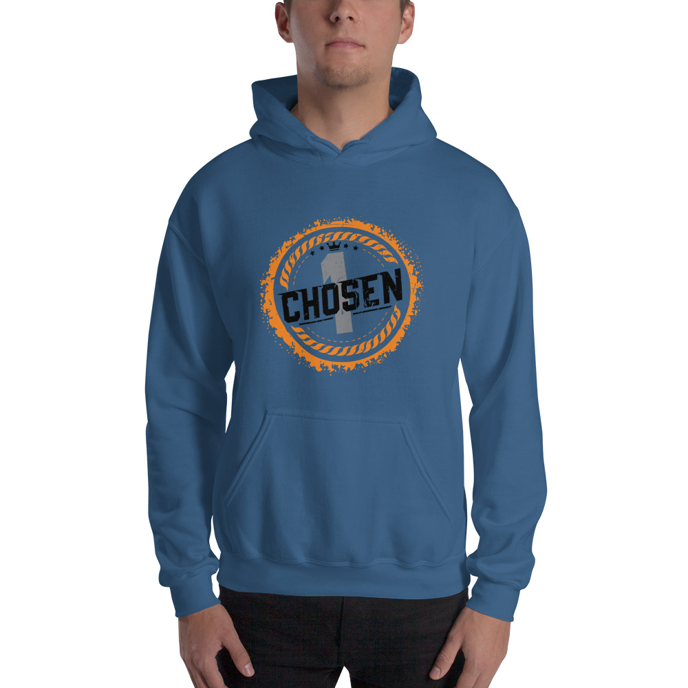   Chosen 1 Jacobi Moore Men's Hoodie, Black Logo