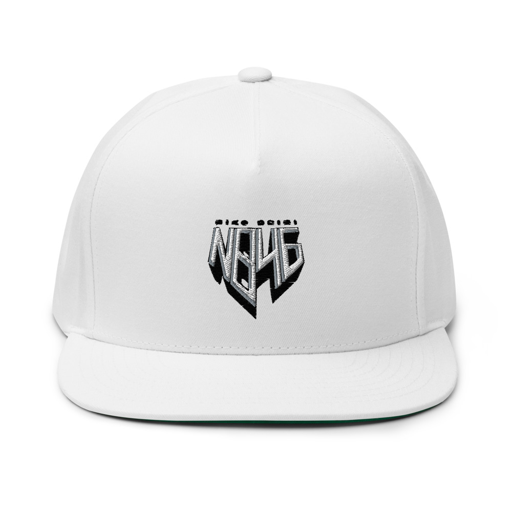 "NB46" by Niko Brini Hat, Black Logo