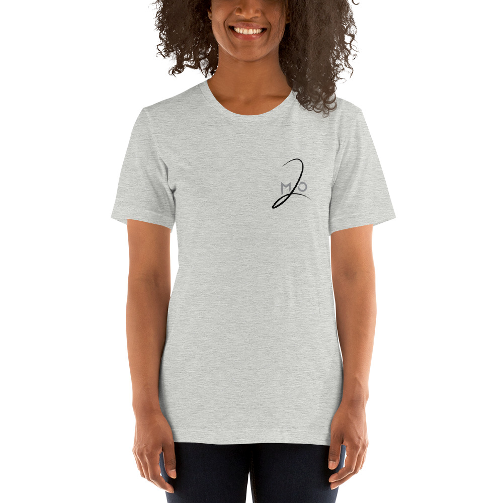"MO2" by Mo Mohamed Shirt, Black Logo