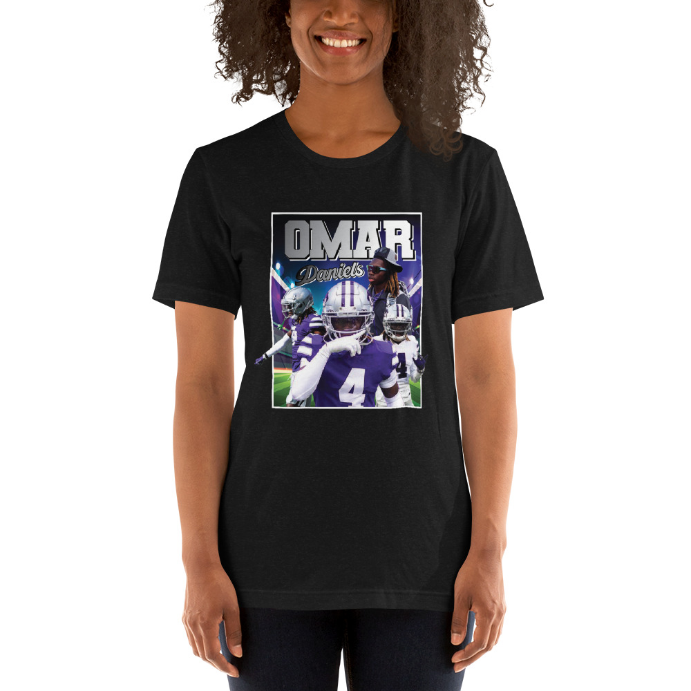 Omar Daniels Graphic T-Shirt, White Logo