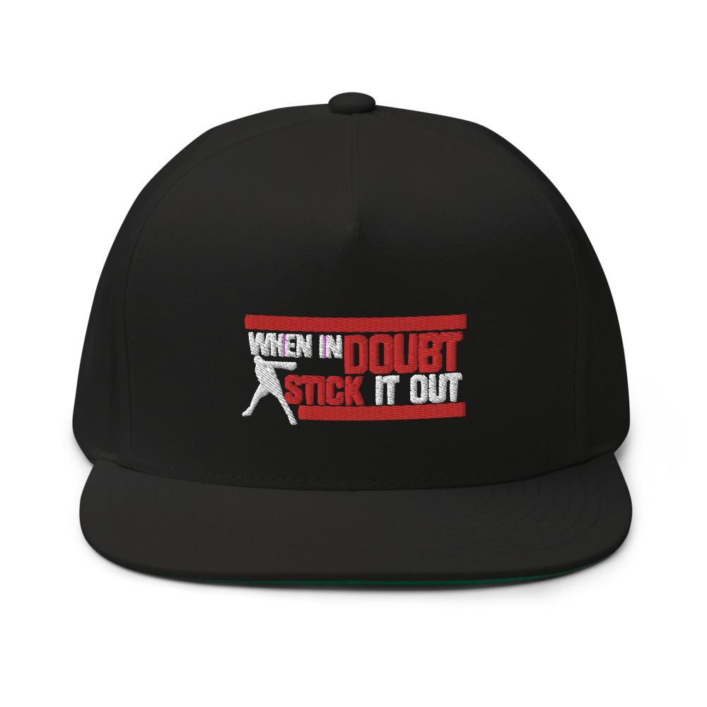 "When in Doubt Stick it out" Mcgirt Boxing Statement, Hat, Light Logo