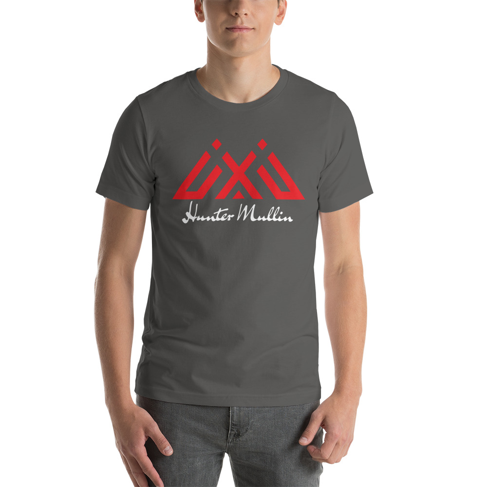 "Mullin" by Hunter Mullin Shirt, White Logo