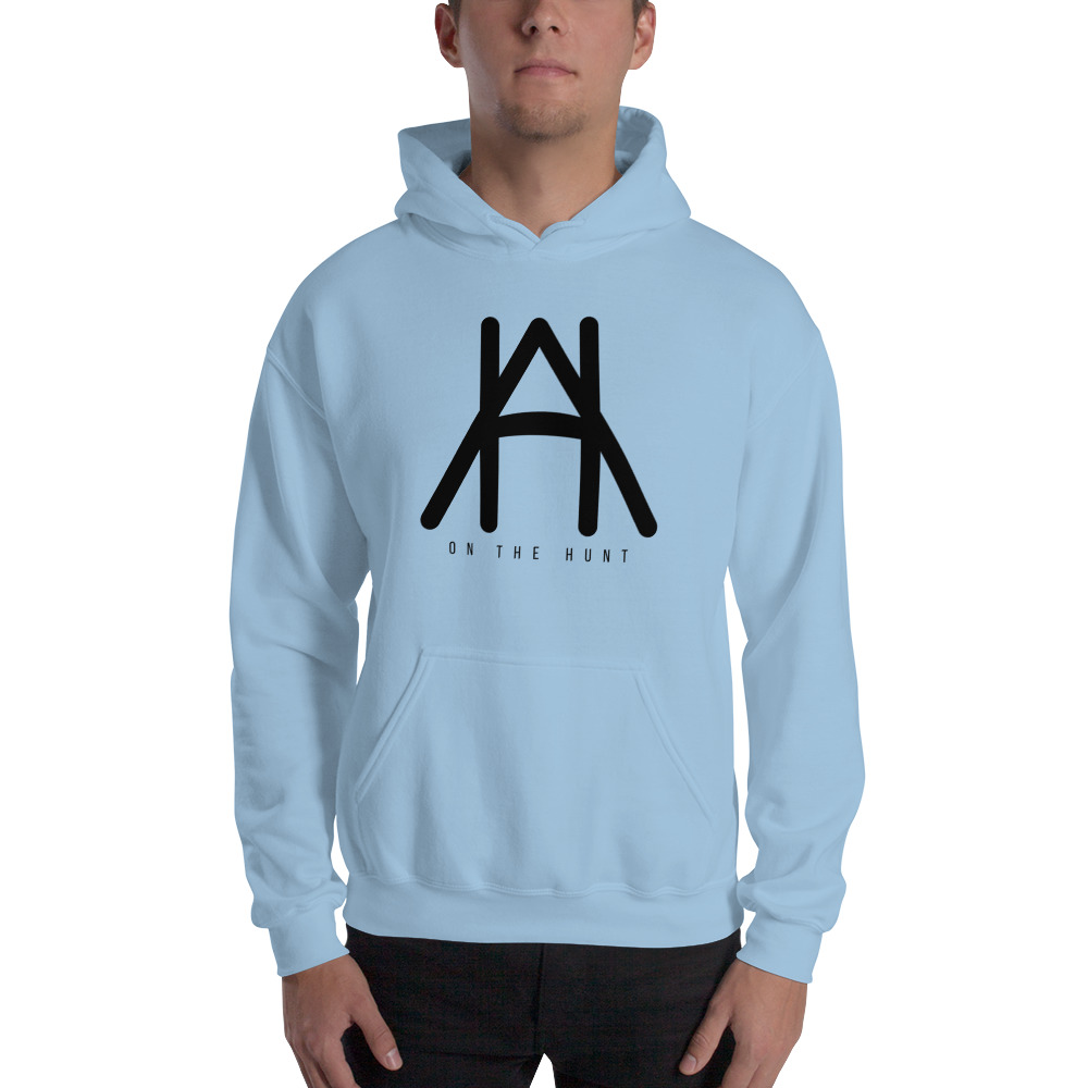 On The Hunt Adam Hunt Men's Hoodie, Black Logo