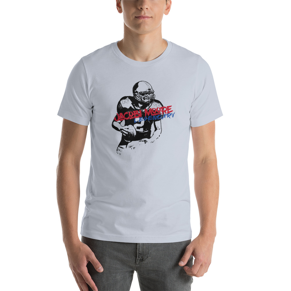 Legendary Jacobi Moore T-Shirt, Black Logo