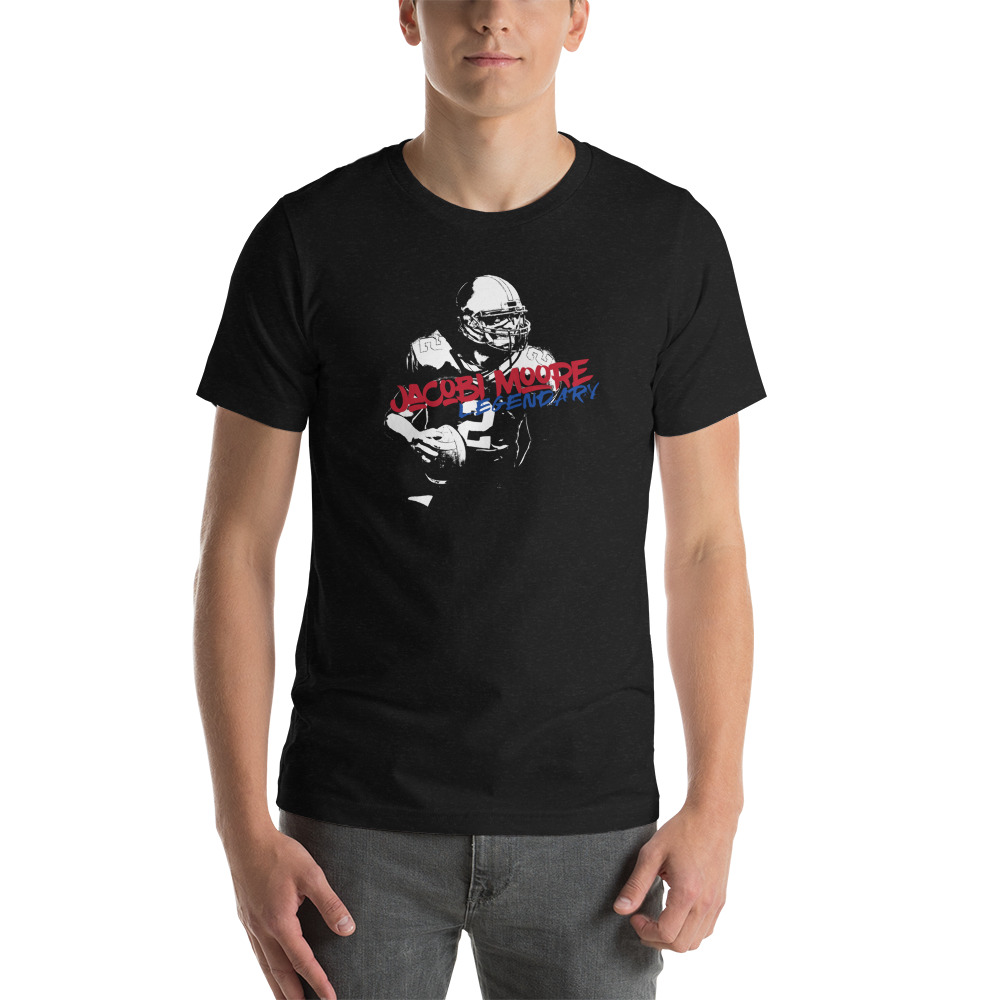 Legendary Jacobi Moore T-Shirt, White Logo