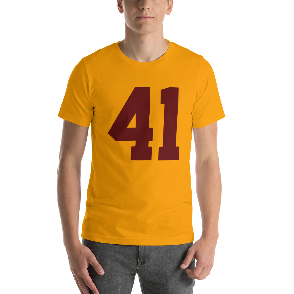 "Commemorative Shirt" by Mike Bass, Front and Back Burgundy Logo