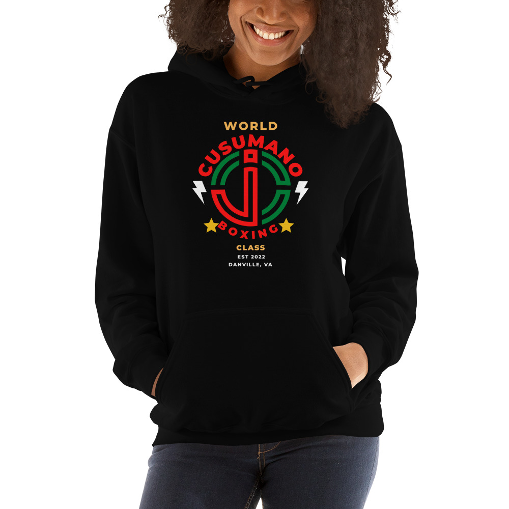 World Cusuo Boxing EST 2022 Hoodie, White Logo