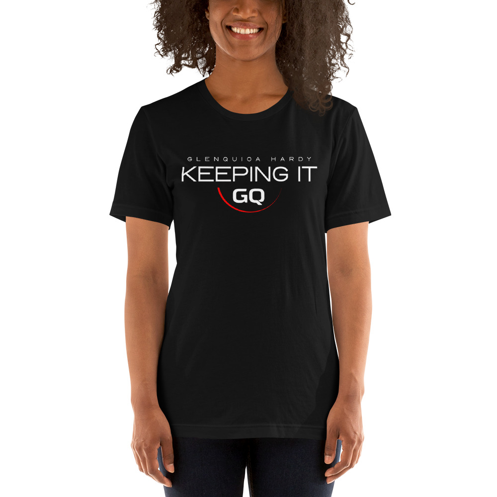 "Keeping It GQ" by Glenquioa Hardy Shirt, White Logo