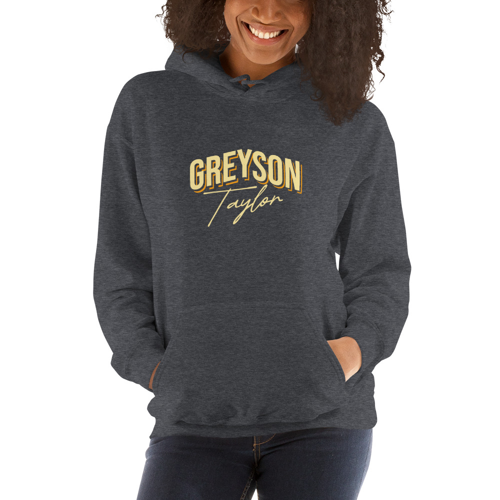 "GT" by Greyson Taylor Hoodie, Light Logo