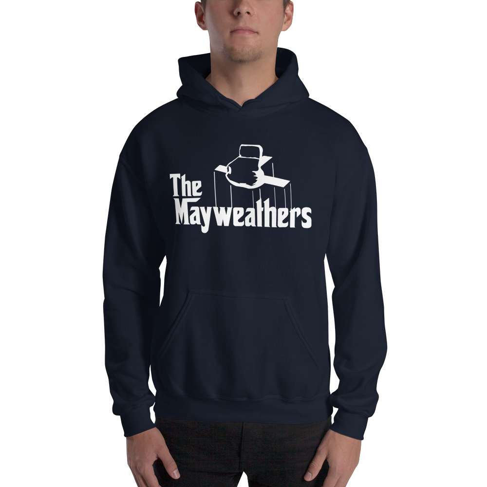 The Mayweathers by Jeff Mayweather Unisex hoodie, White Logo