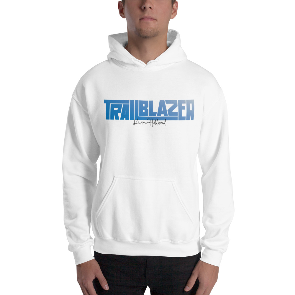 Trail Blazer II by Kevin Holland Hoodie, Black Logo