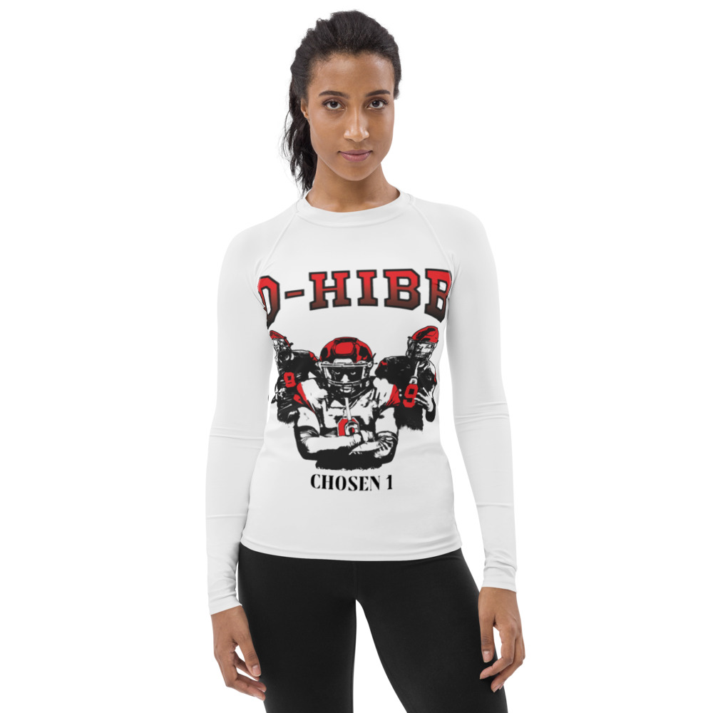 "D-Hibb" by Devin Hibbitt Rash Guard, Black Logo