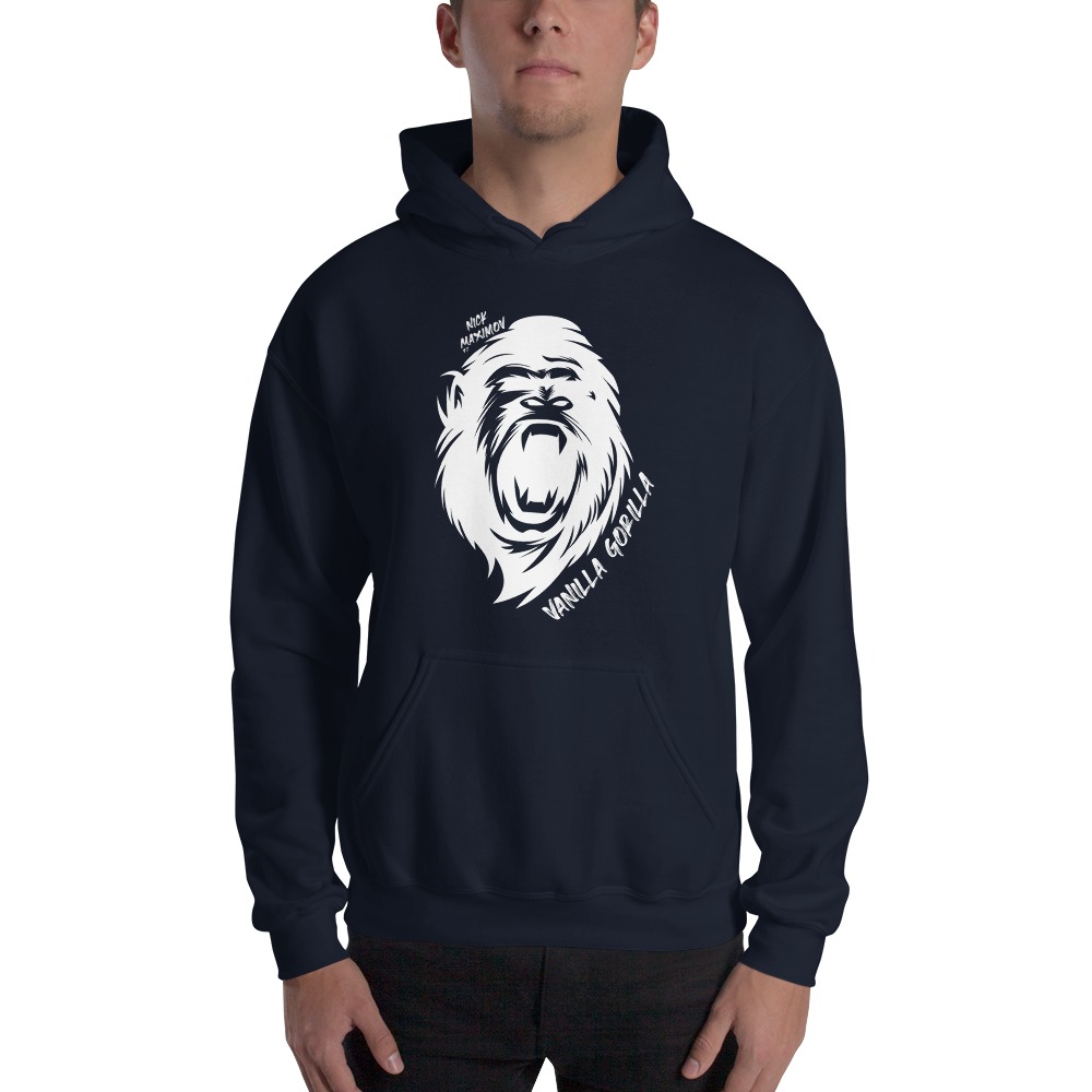 Nicholas "The Vanilla Gorilla" Maximov Hoodie, White Logo