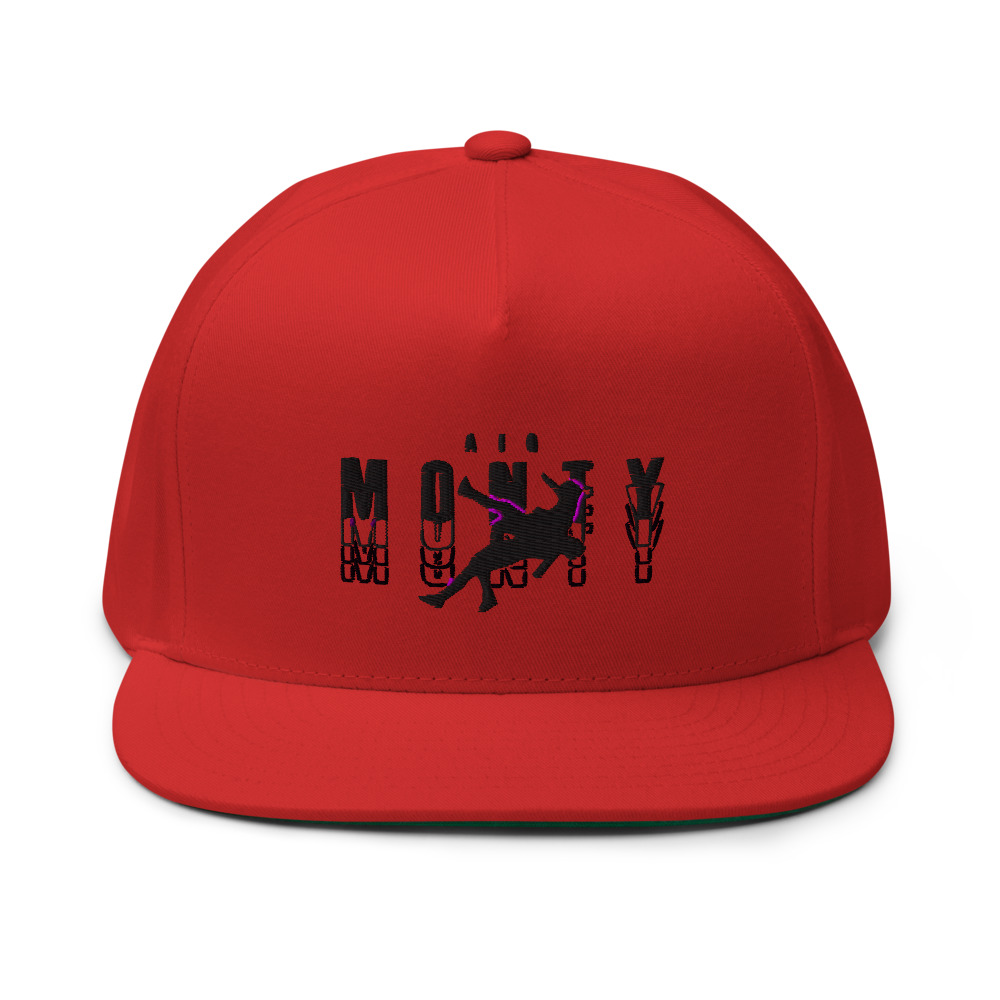 "Air Monty" by Michelle Montague Hat, Black Logo on MILLIONS "Air Monty" by Michelle Montague Hat, Black Logo
