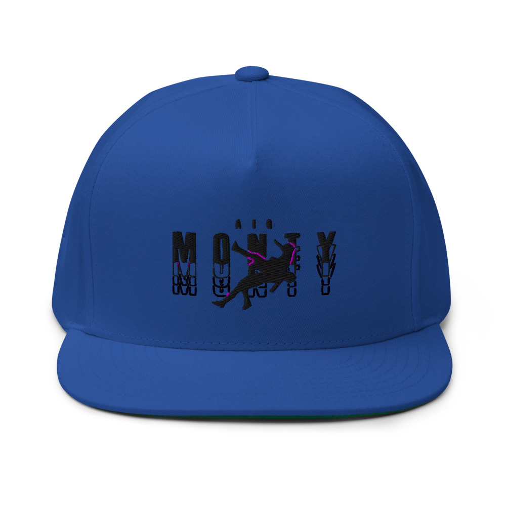 "Air Monty" by Michelle Montague Hat, Black Logo on MILLIONS "Air Monty" by Michelle Montague Hat, Black Logo
