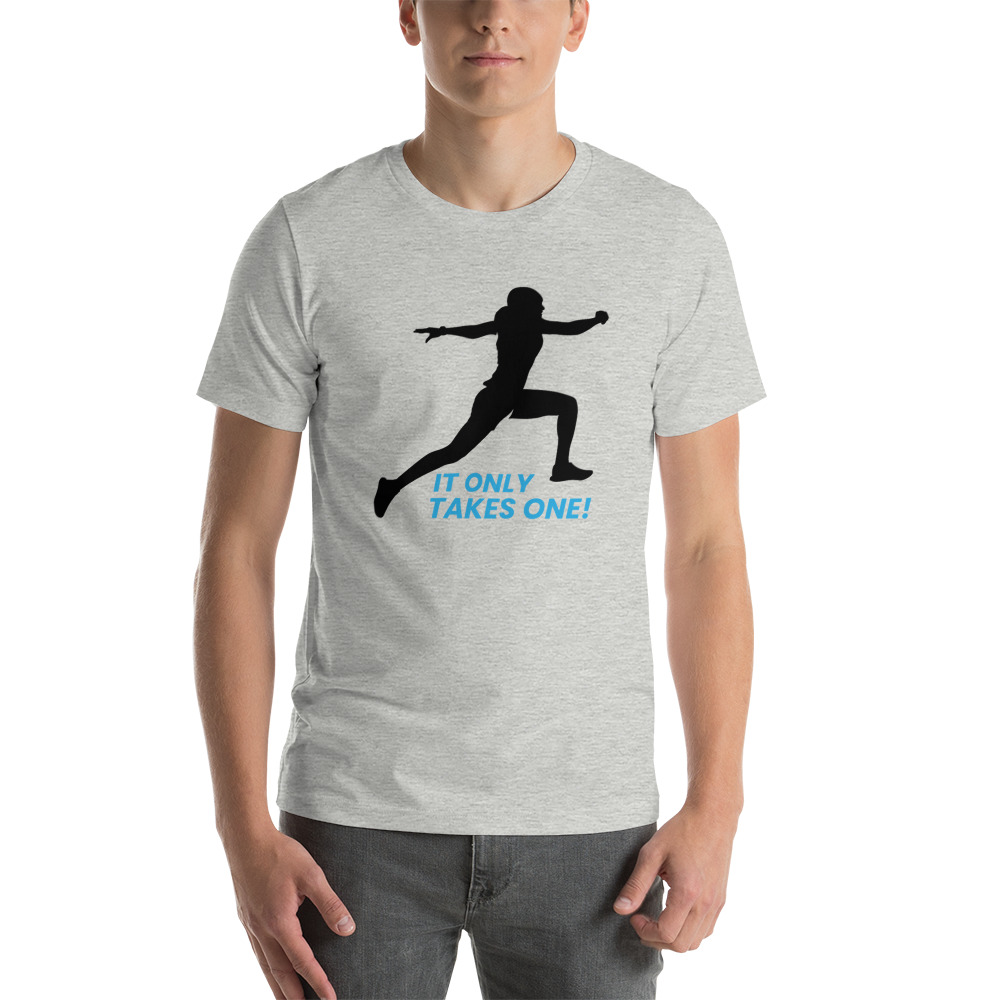 “It Only Takes One!” ’s T-Shirt, Black Logo