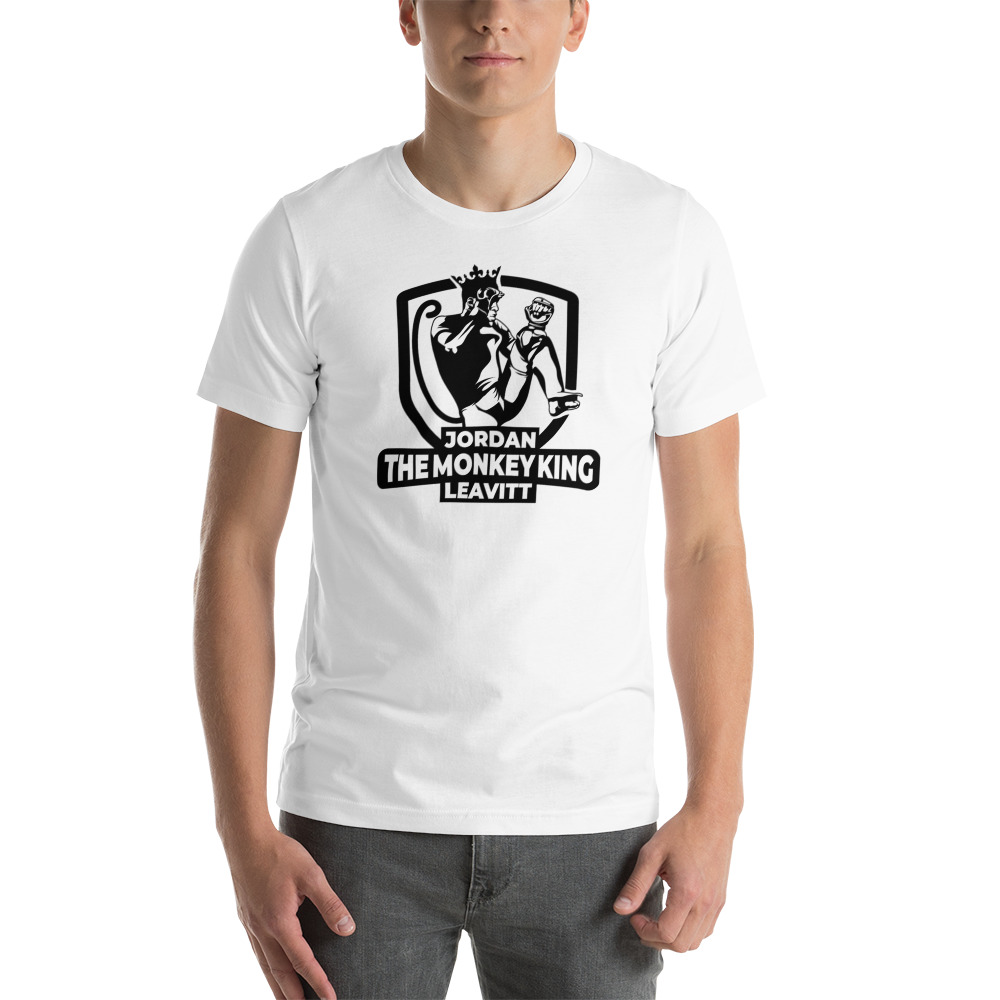 The Monkey King by Jordan Leavitt ’s T-Shirt, Black Logo