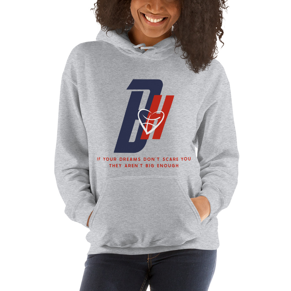 BH by Bria Hartley Hoodie, Navy Red Logo