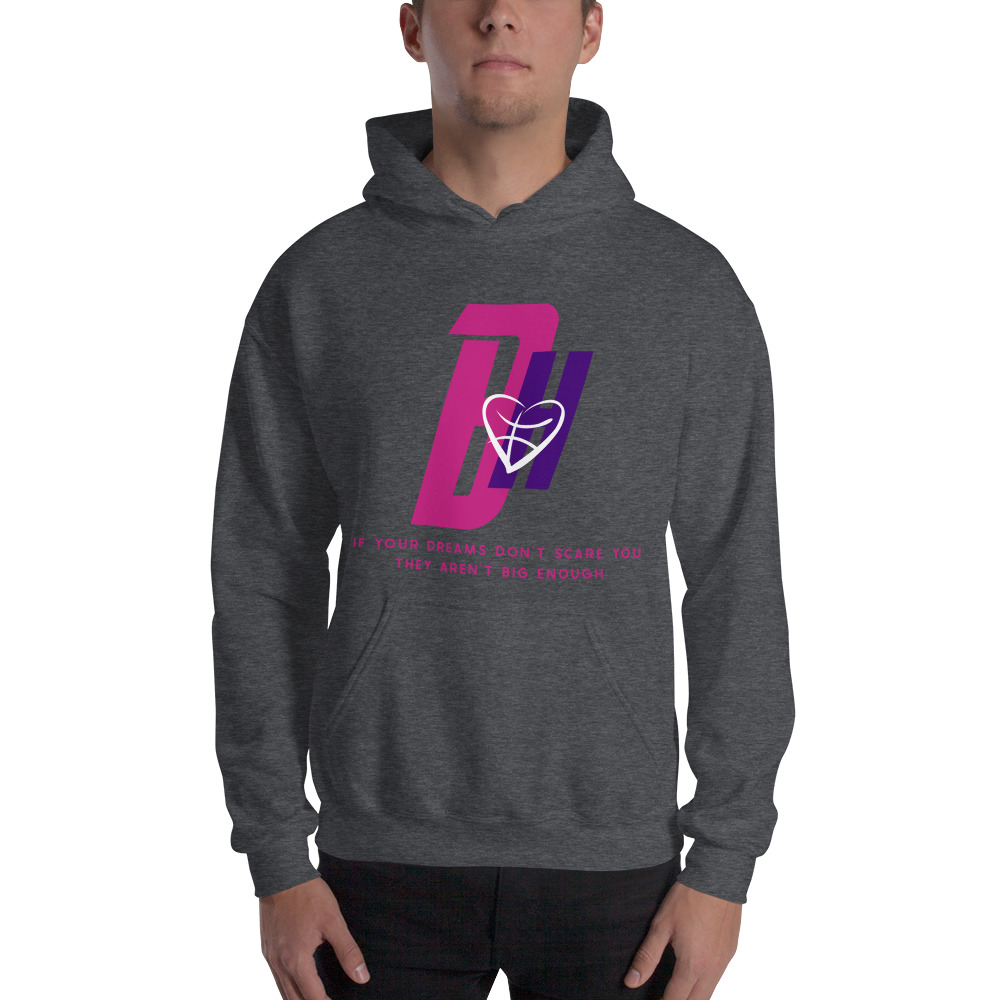 BH by Bria Hartley Hoodie, Hot Pink Purple Logo