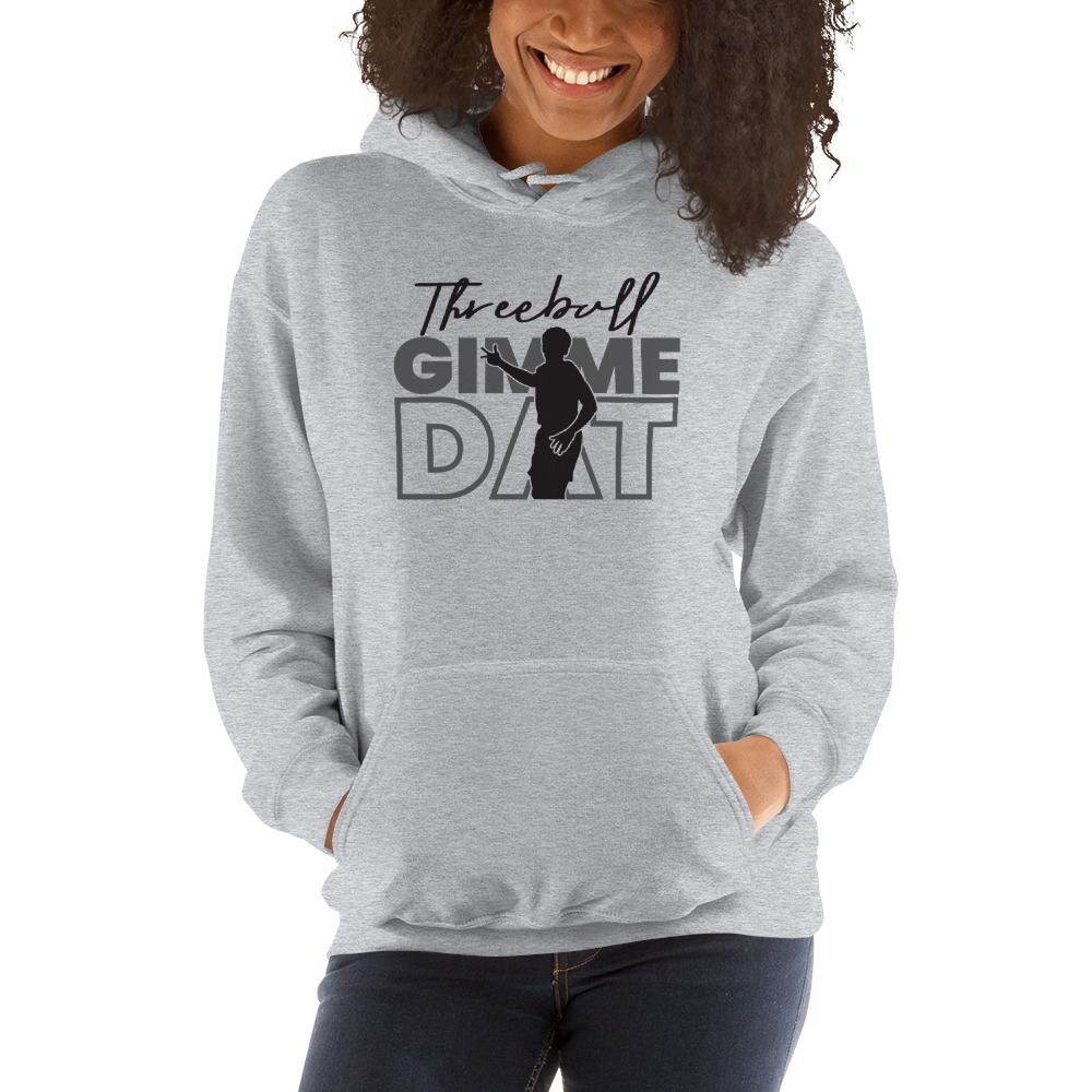 "Threeball" Noah Locke Women's Hoodie, Black Logo