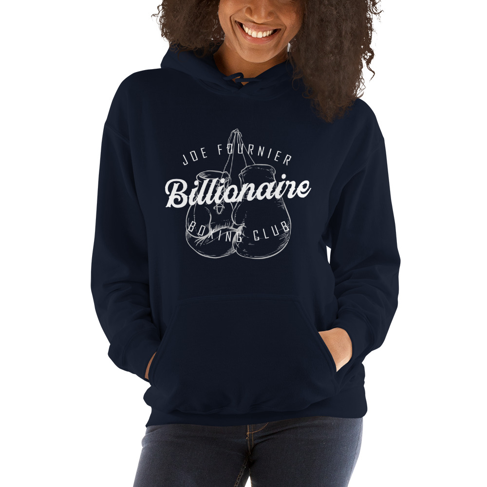 Billionaire Boxing Club by Joe Fournier Hoodie, Black Logo