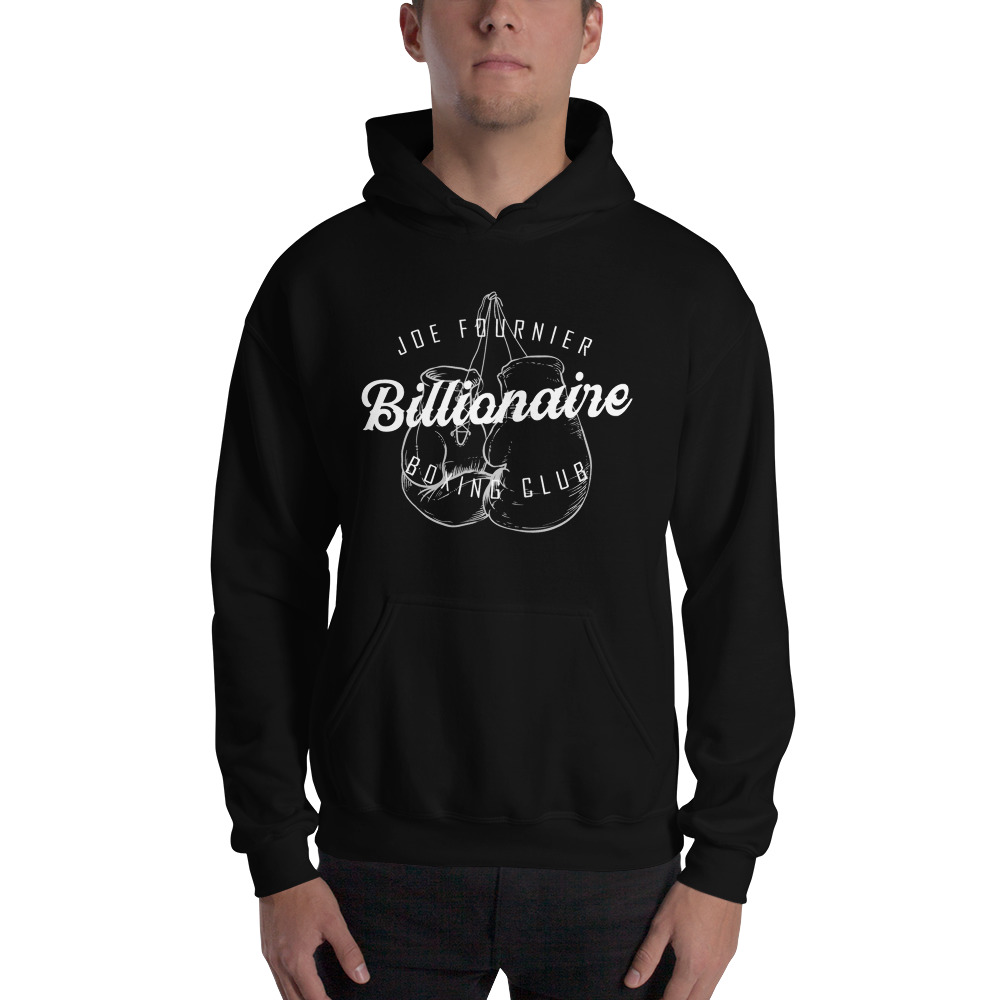 Billionaire Boxing Club by Joe Fournier Hoodie, Black Logo