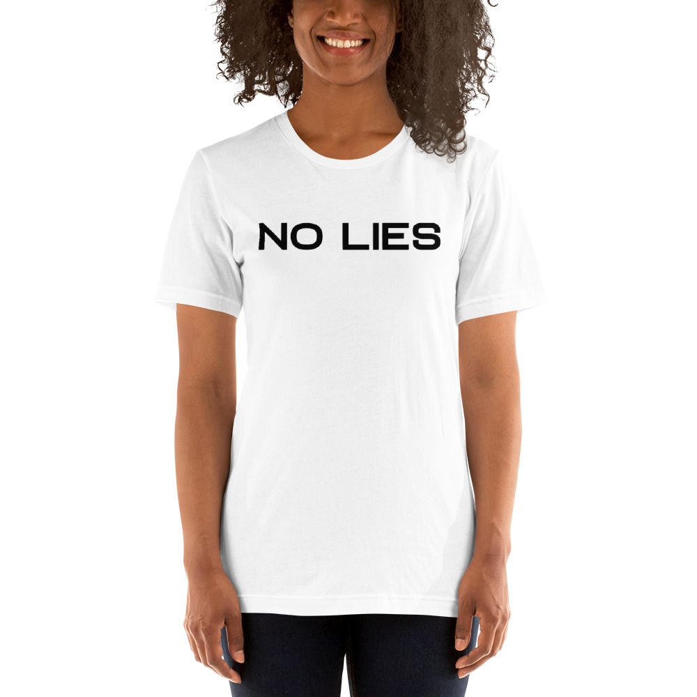 NO LIES by Grant Neal T-Shirt, Black Logo