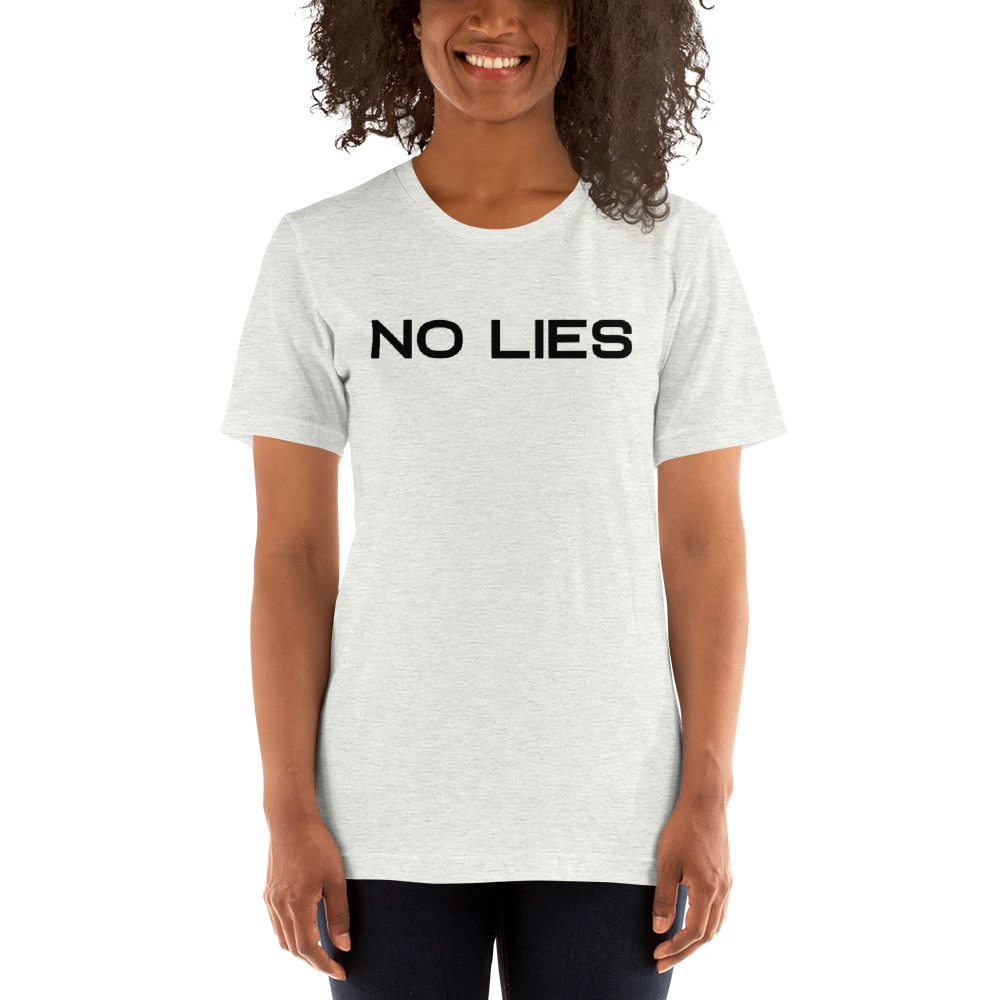 NO LIES by Grant Neal T-Shirt, Black Logo