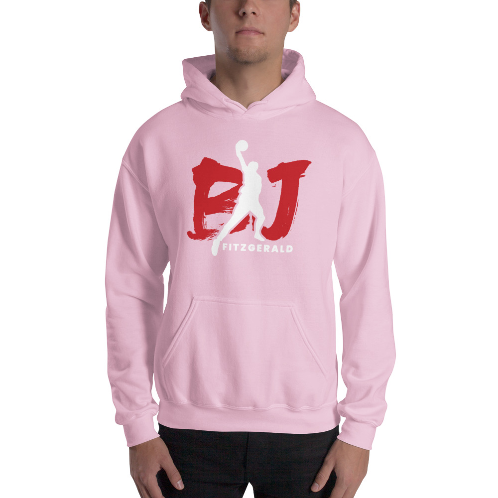 "BJ" by BJ Fitzgerald Hoodie, White Logo