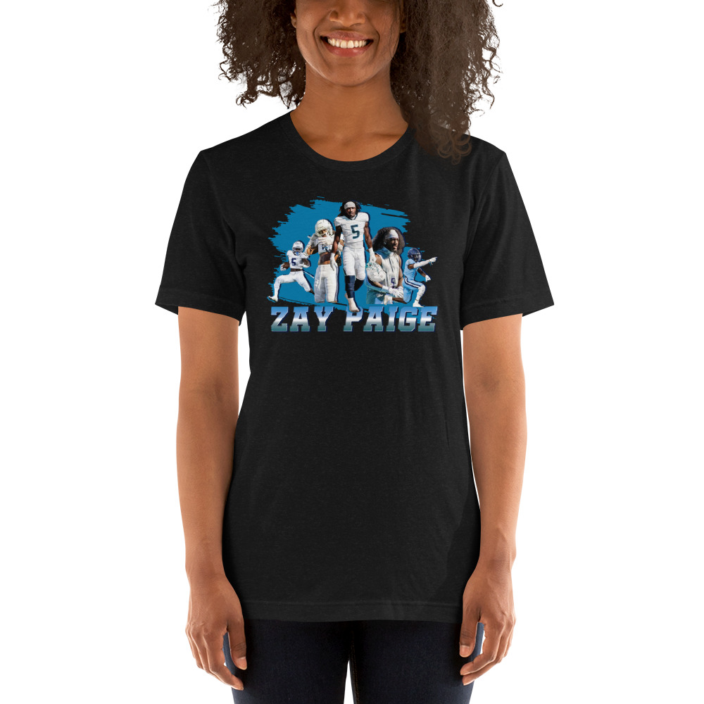Isiah “Zay” Paige ’s T-Shirt, White Logo