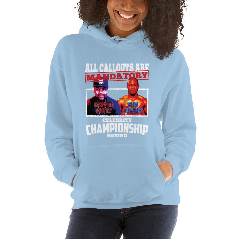 Limited Edition Celebrity Championship Boxing by David Sparks, ’s Hoodie With The Logo in the front And The Back