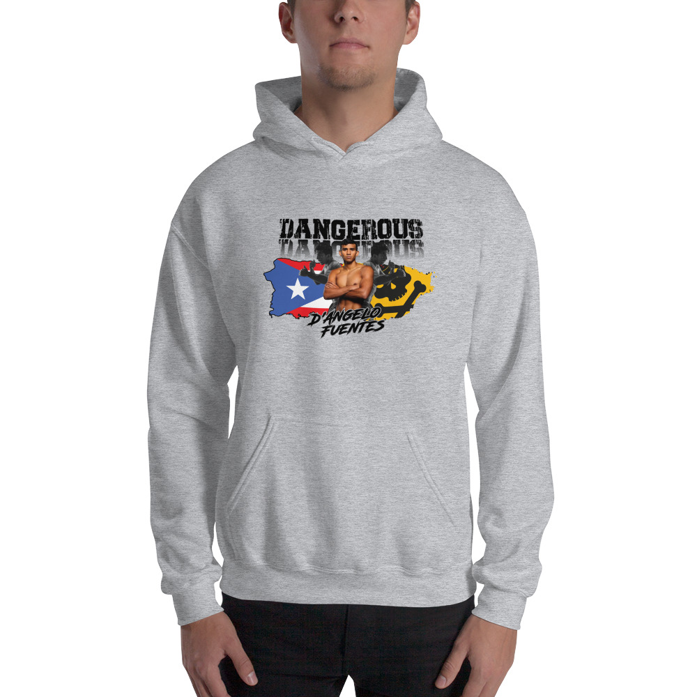 D'Angelo Fuentes Graphic Hoodie, Black Logo