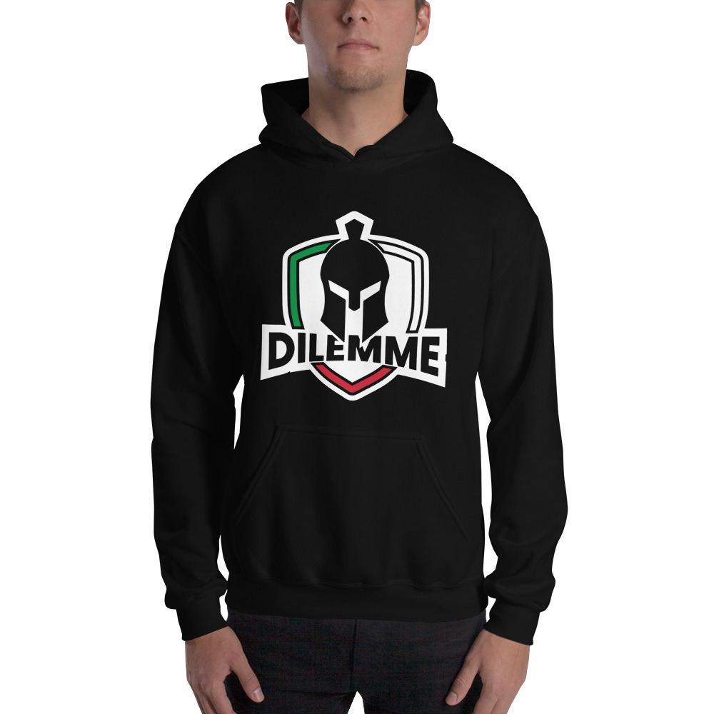 Anthony Dilemme Hoodie, White Logo