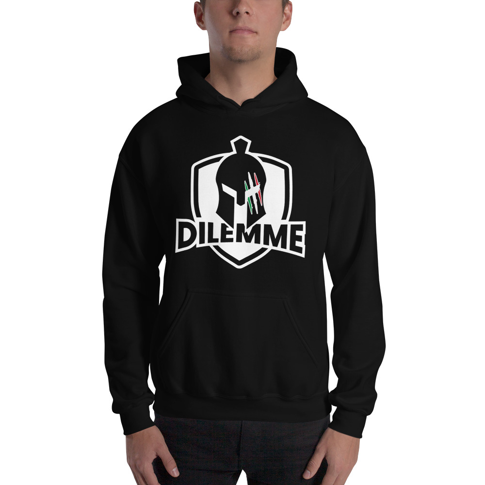Anthony Dilemme II Hoodie, White Logo