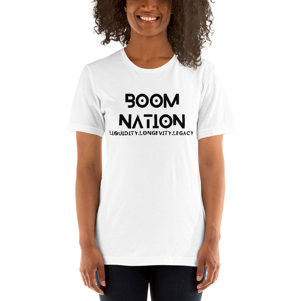 "Boom Nation" by Jihad Edmond Shirt, Black Logo