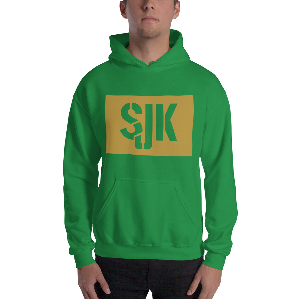 "SJK" by Sawyer Keyes Hoodie, Gold Logo