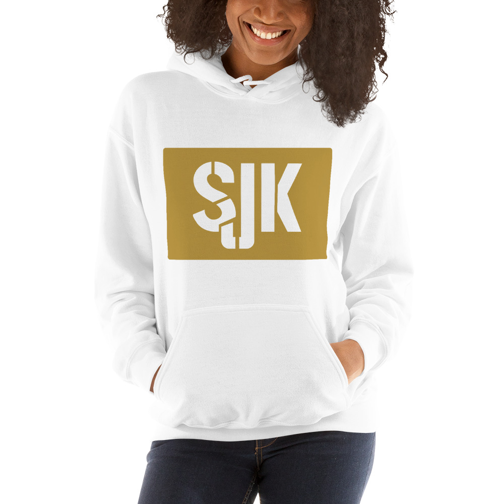 "SJK" by Sawyer Keyes Hoodie, Gold Logo