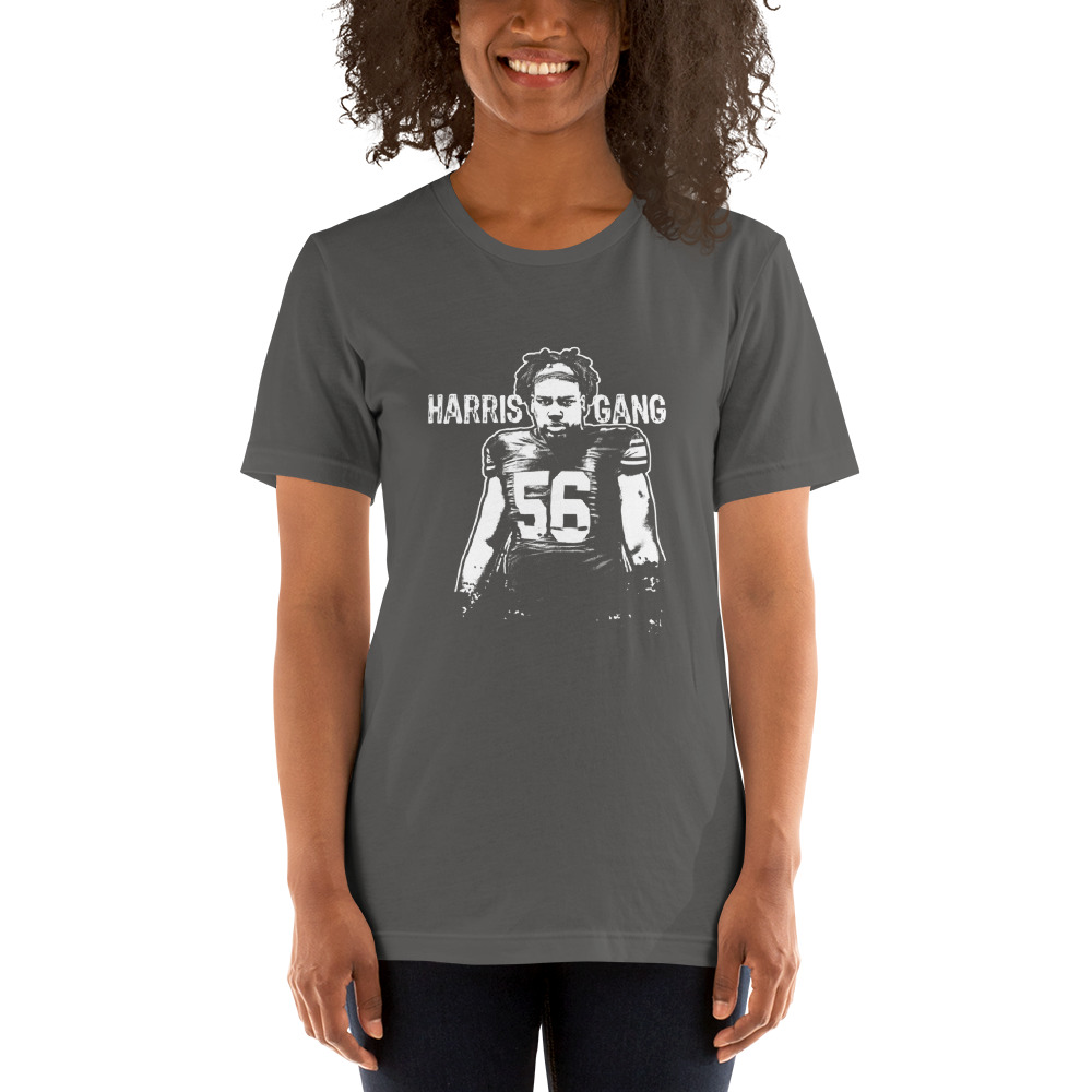"Harris Gang" by Ej Harris Shirt, White Logo