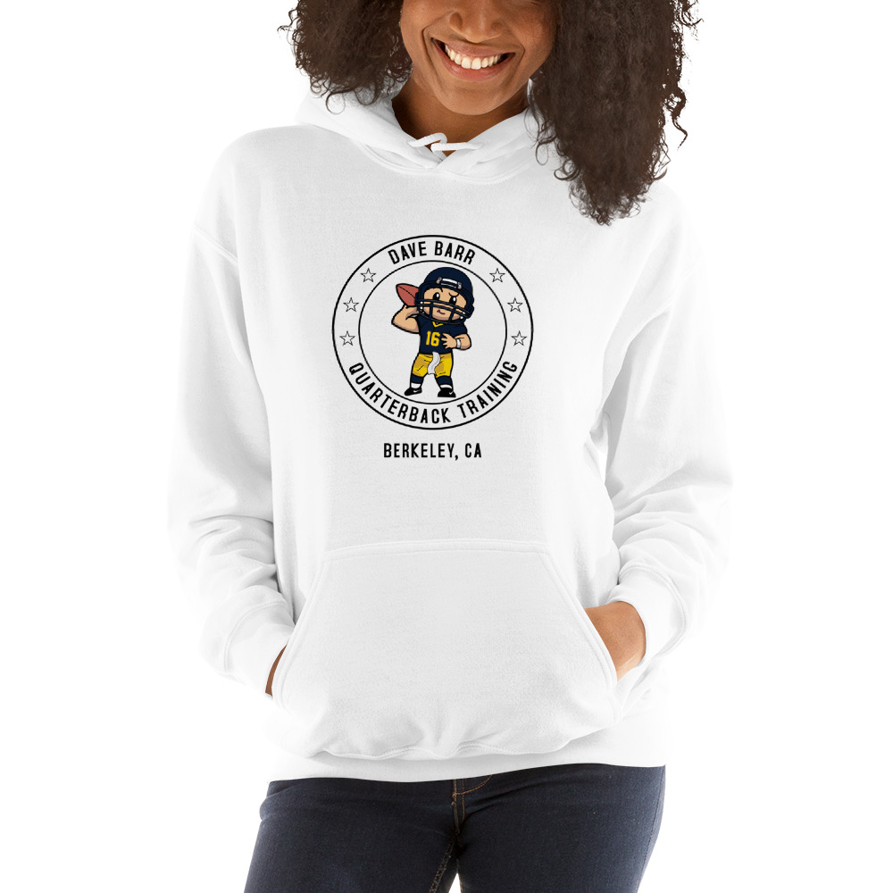 Quarterback Training Berkeley CA Design Dave Barr Hoodie