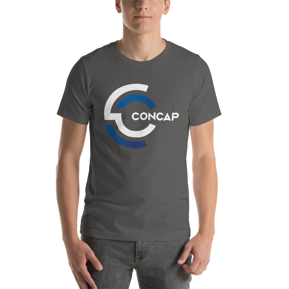 "Concap" by Connor Capece Shirt, White Logo