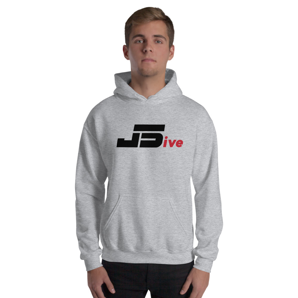"J5ive" by Jamaal Mitchell Hoodie, Black Logo