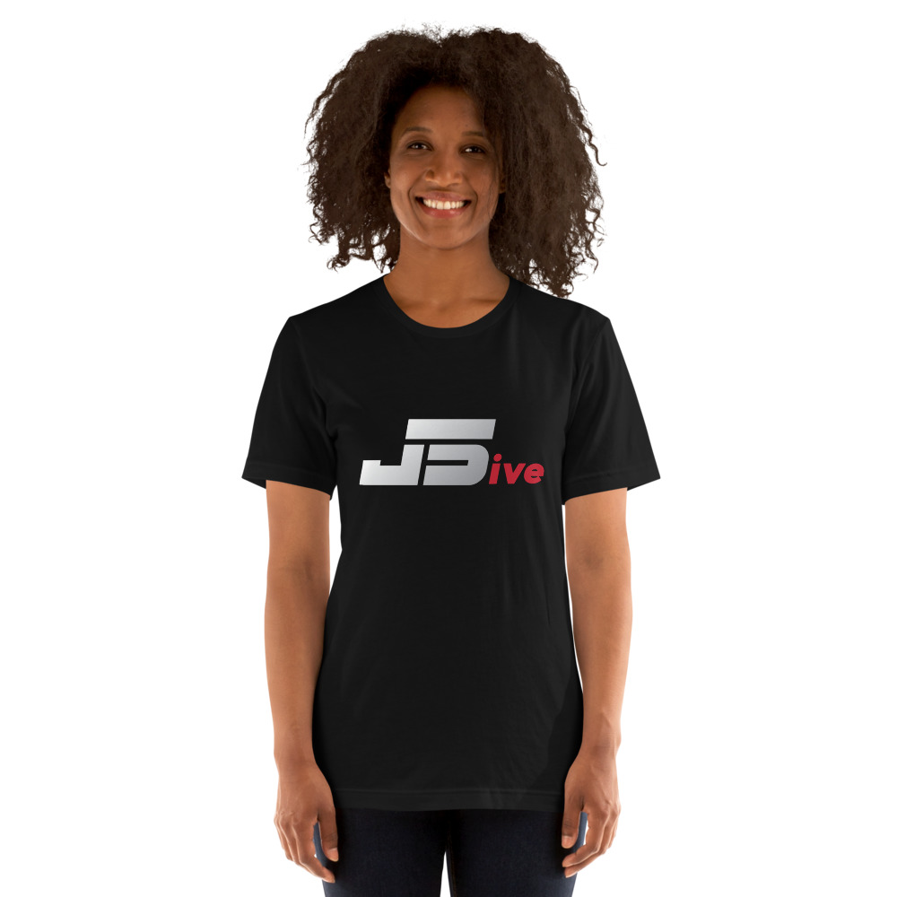 "J5ive" by Jamaal Mitchell Shirt, White Logo