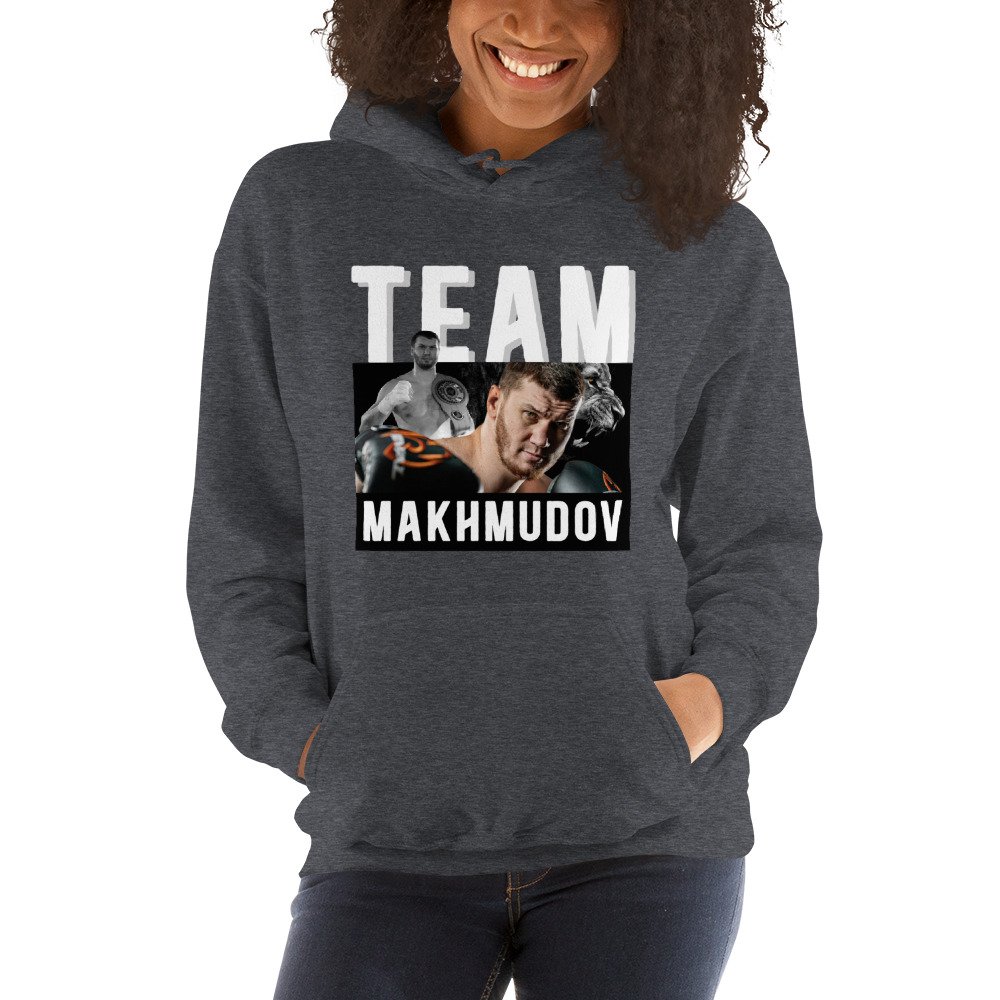 Team Makhmudov by Arslanbek Makhmudov Unisex Hoodie, Light Logo