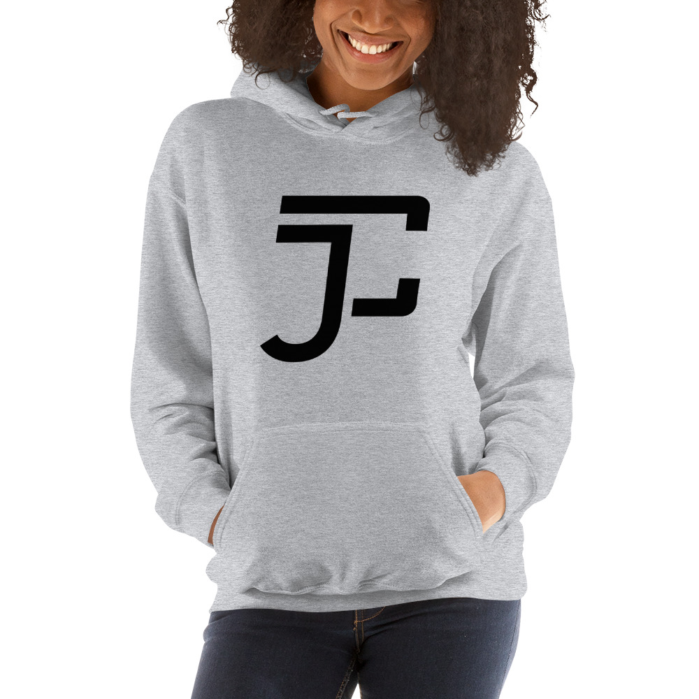 "JC" by Jackson Cobb Hoodie, Black Logo