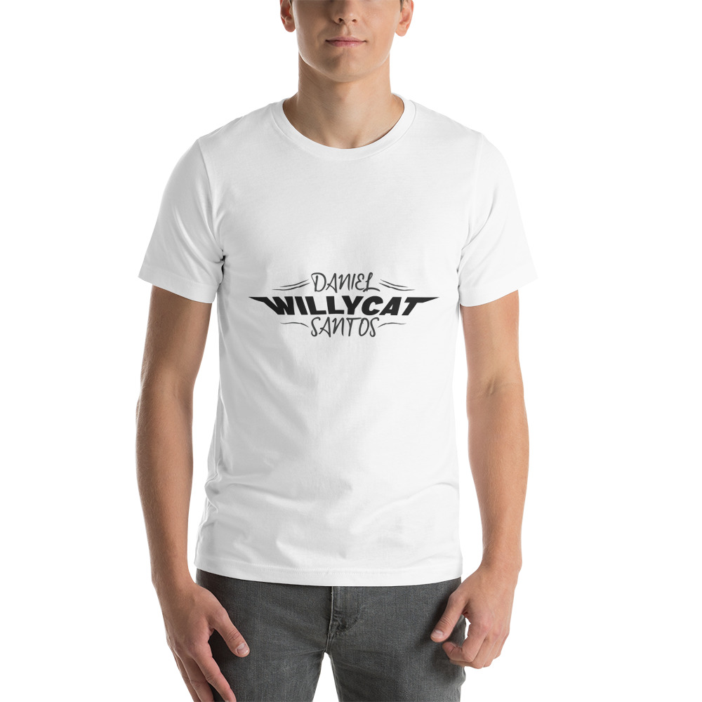 Daniel Santos Unisex T-Shirt - WILLYCAT , Black Logo