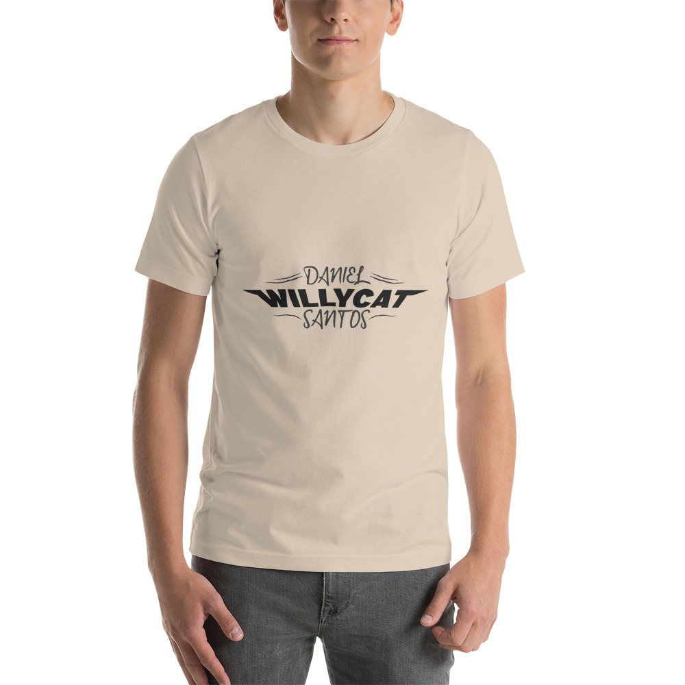 Daniel Santos Unisex T-Shirt - WILLYCAT , Black Logo